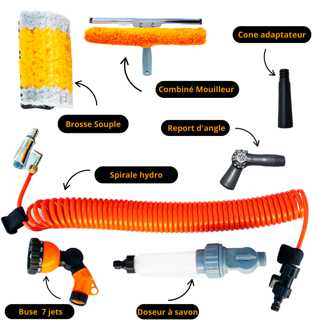 Kit Nettoyage panneaux solaires