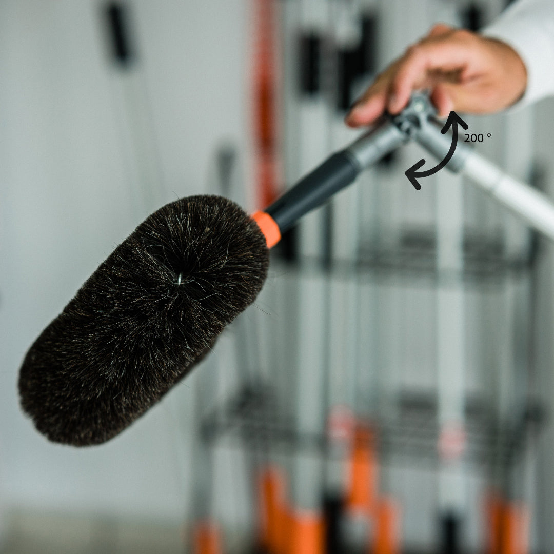 Report d’angle, pour accessoires de perche télescopique